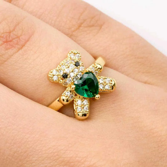 Anillo Osito Verde