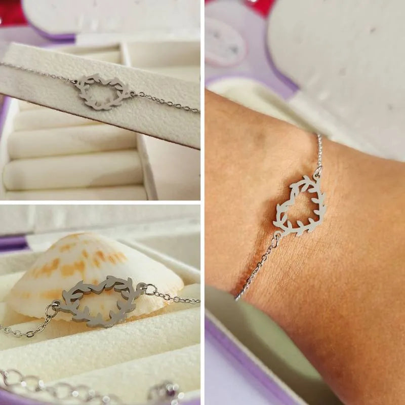 Pulsera Corazón Espigas