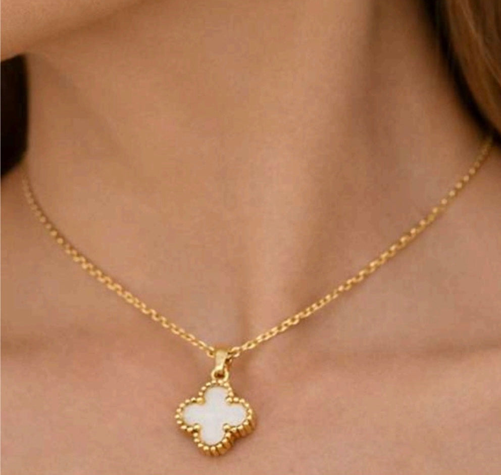 Cadena Van Cleef Blanco Acero