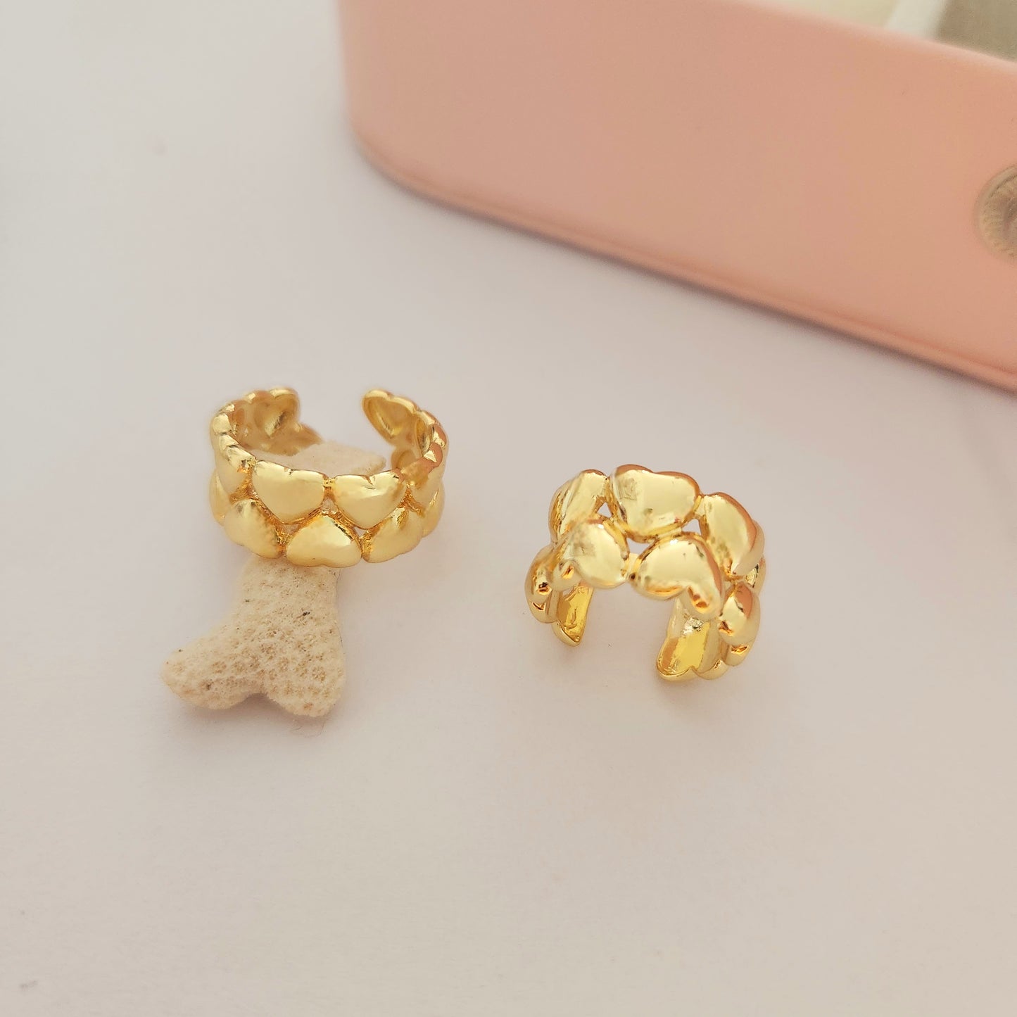 Ear cuff Corazones