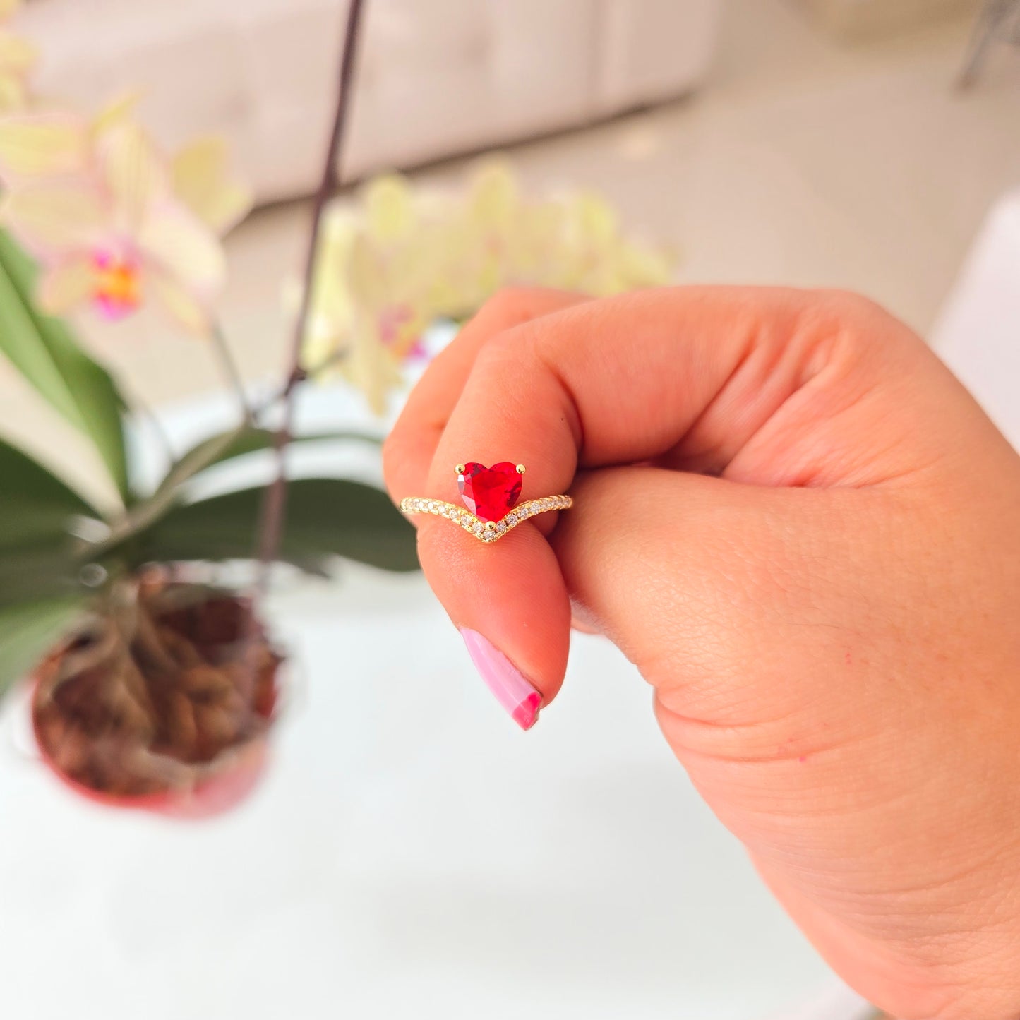 Anillo Promesa Rojo