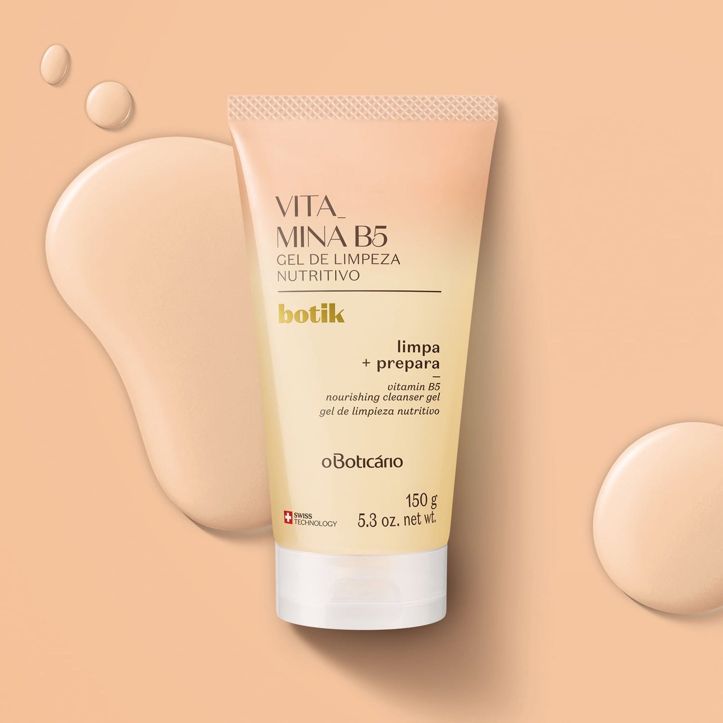 Gel de limpieza nutritivo vitamina B5 150G Botik
