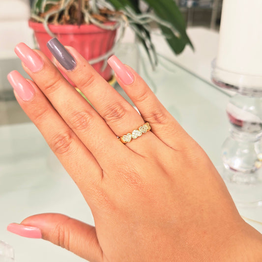 Anillo Multi Corazones