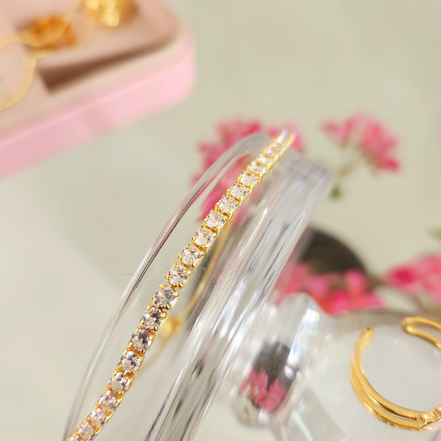 Pulsera Microcircones Blanca