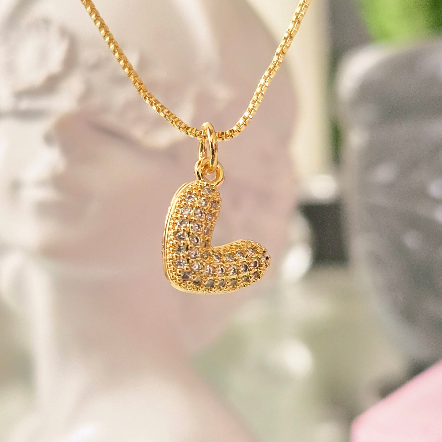 Cadena Corazón Mini Circones