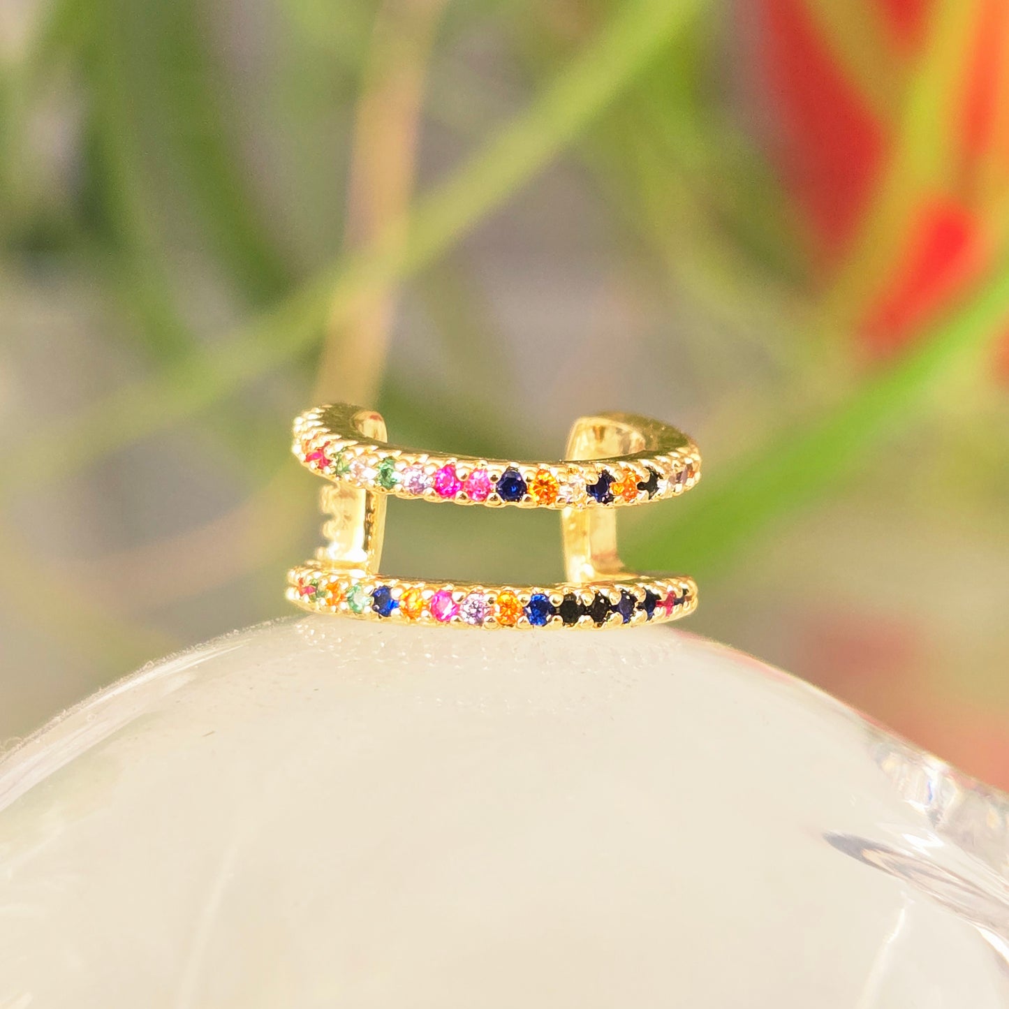 Ear Cuff Doble Multicolor