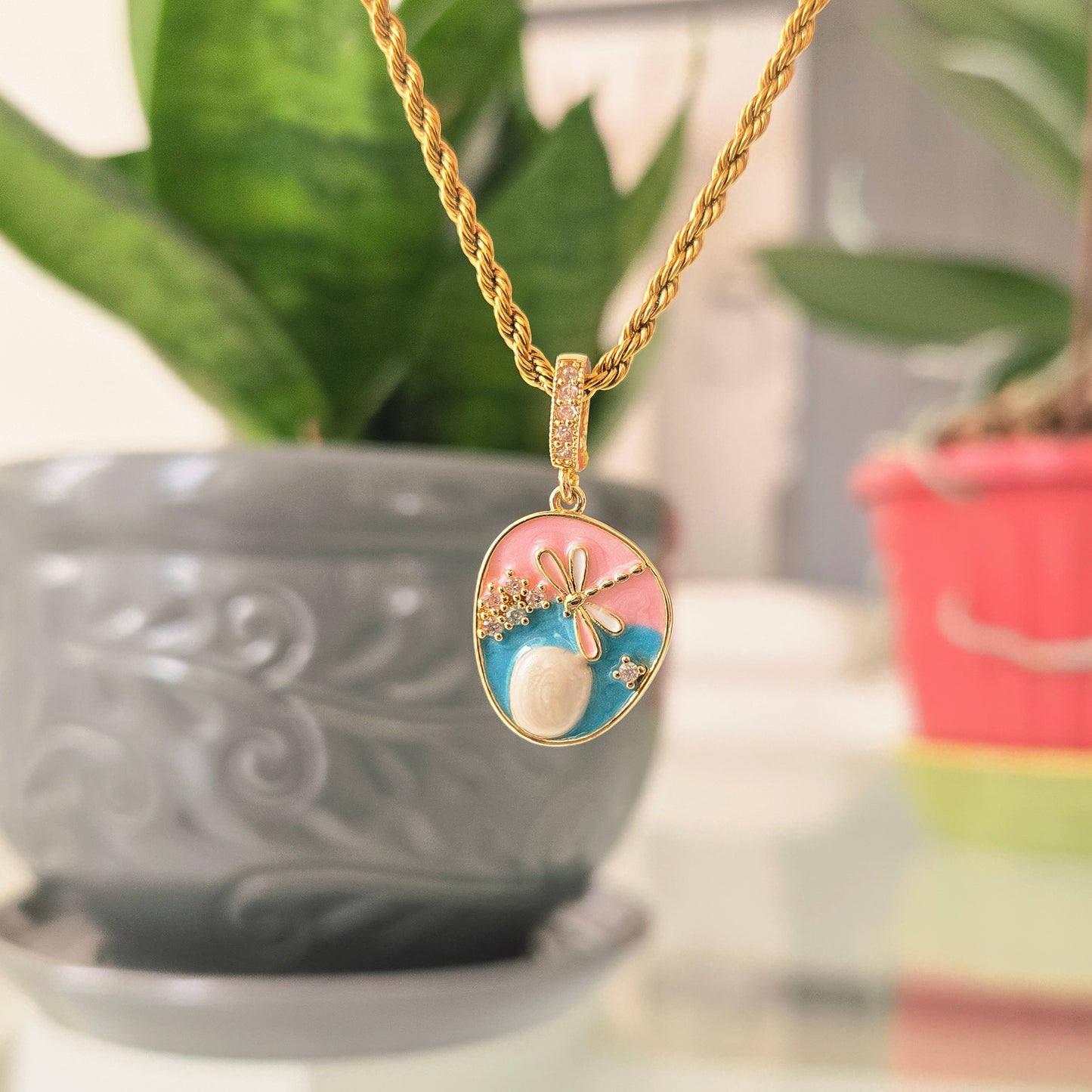 Cadena Libélula Acero