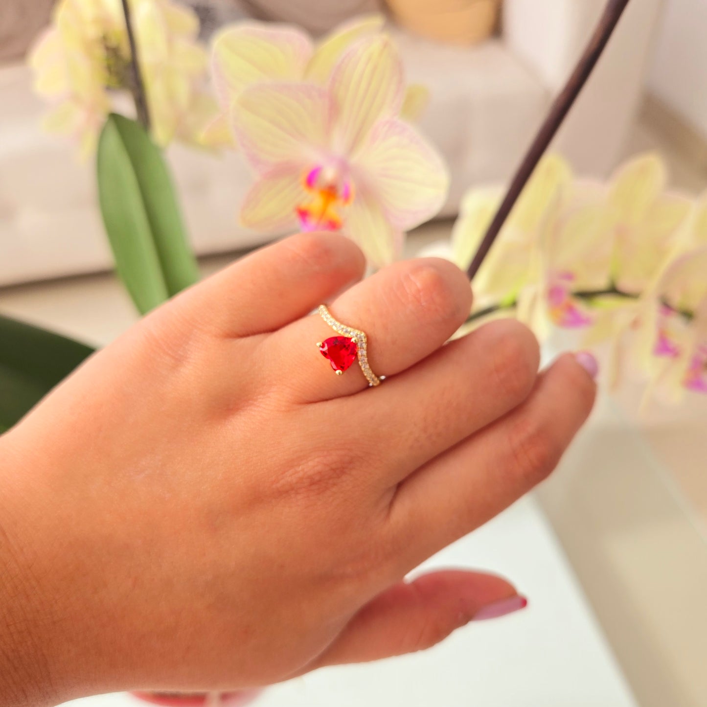Anillo Promesa Rojo