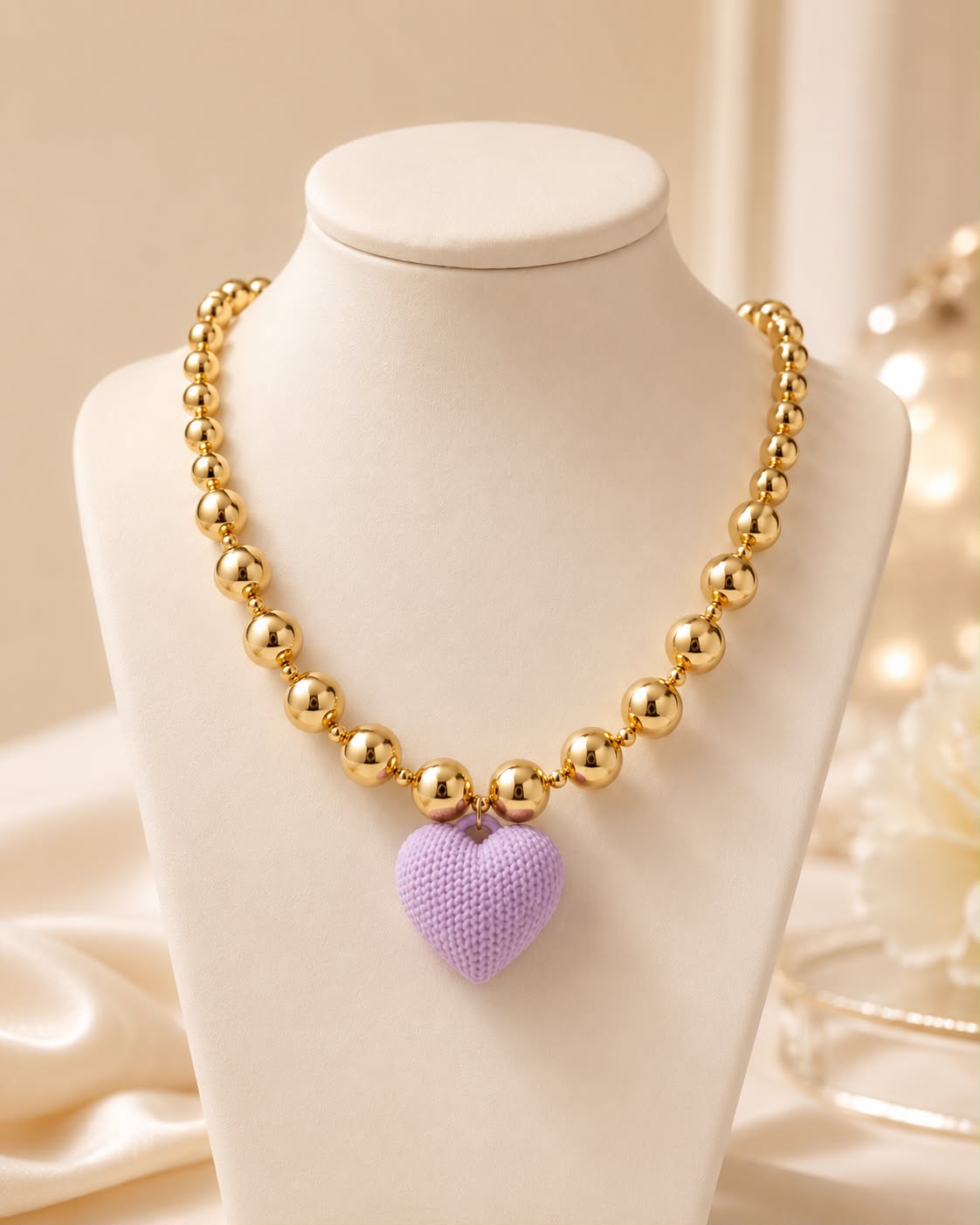 Collar Balin Ábaco Corazón