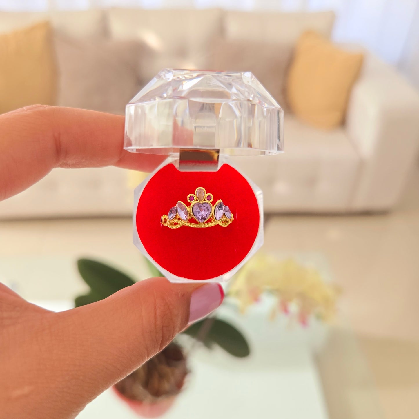 Anillo Princesa Lila