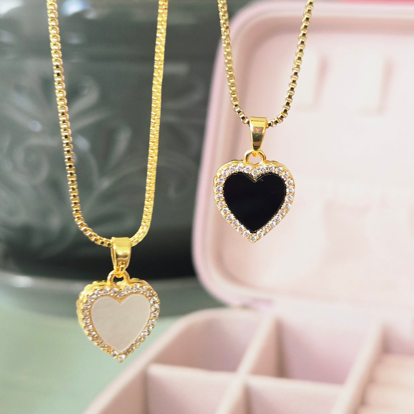 Cadena Doble Faz Corazón