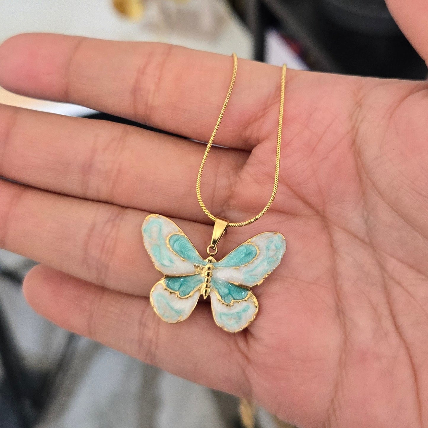 Cadena Mariposa Acero Inoxidable