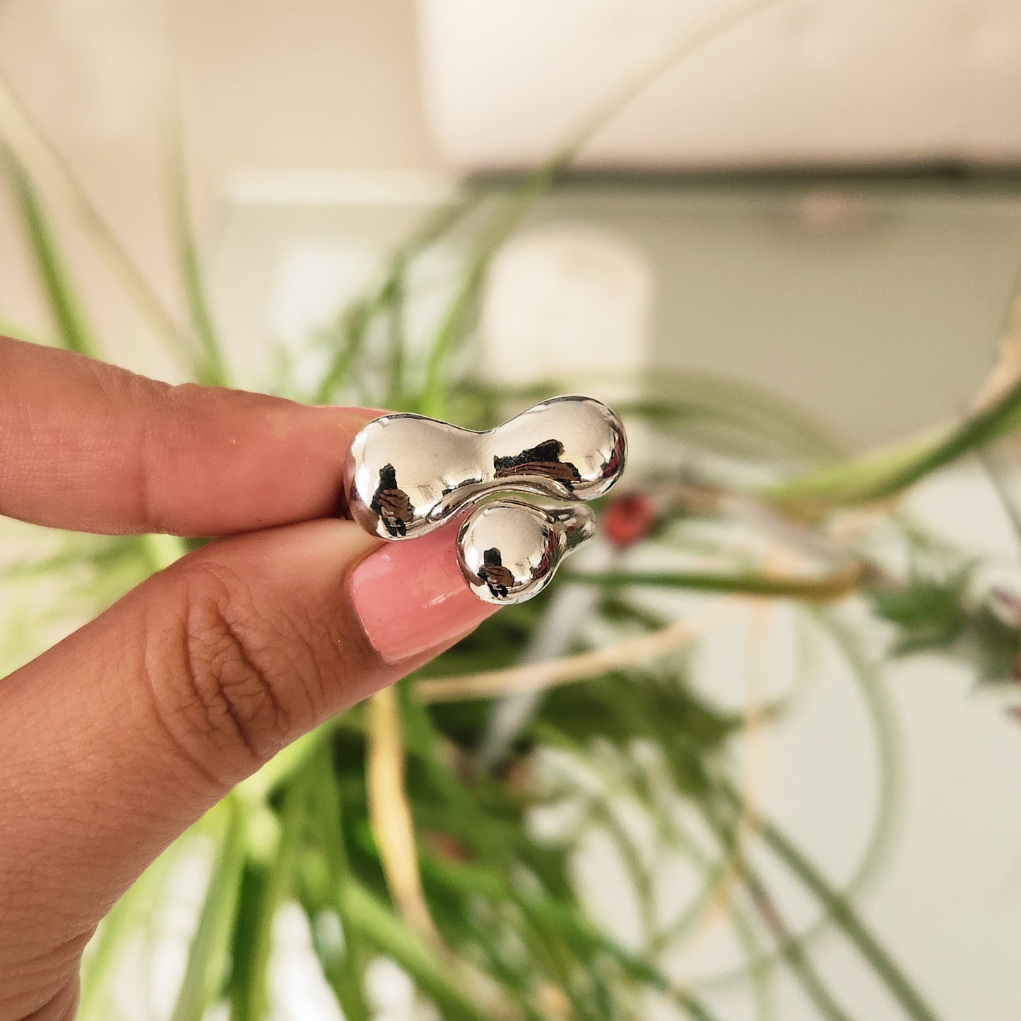 Anillo Chunky Plateado