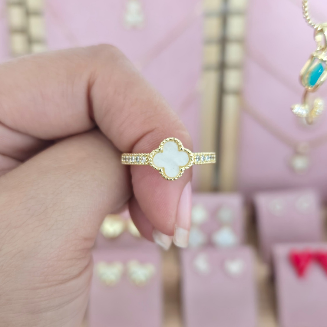 Anillo Trébol Nacarado