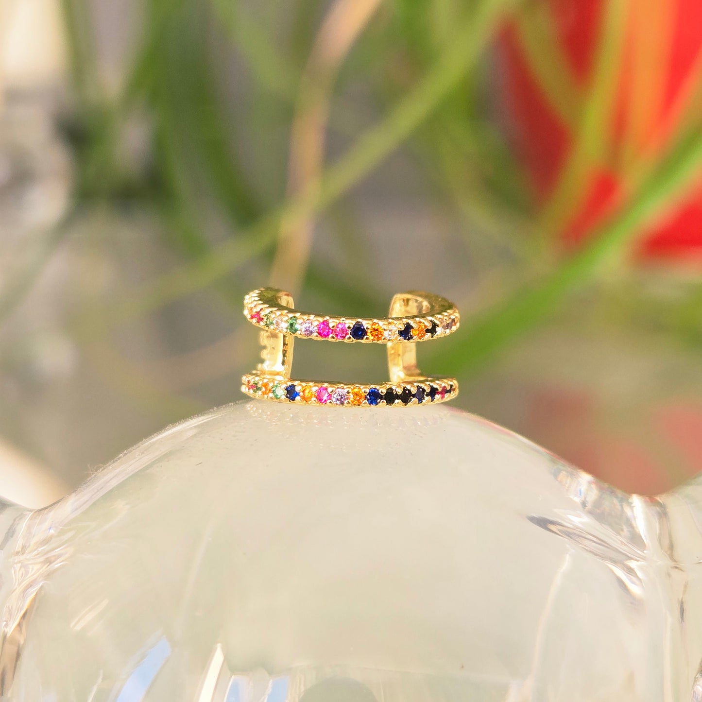 Ear Cuff Doble Multicolor