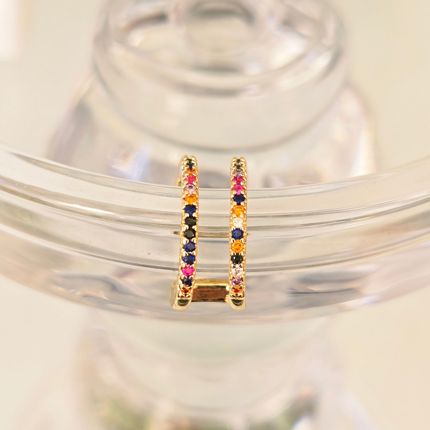 Ear Cuff Doble Multicolor
