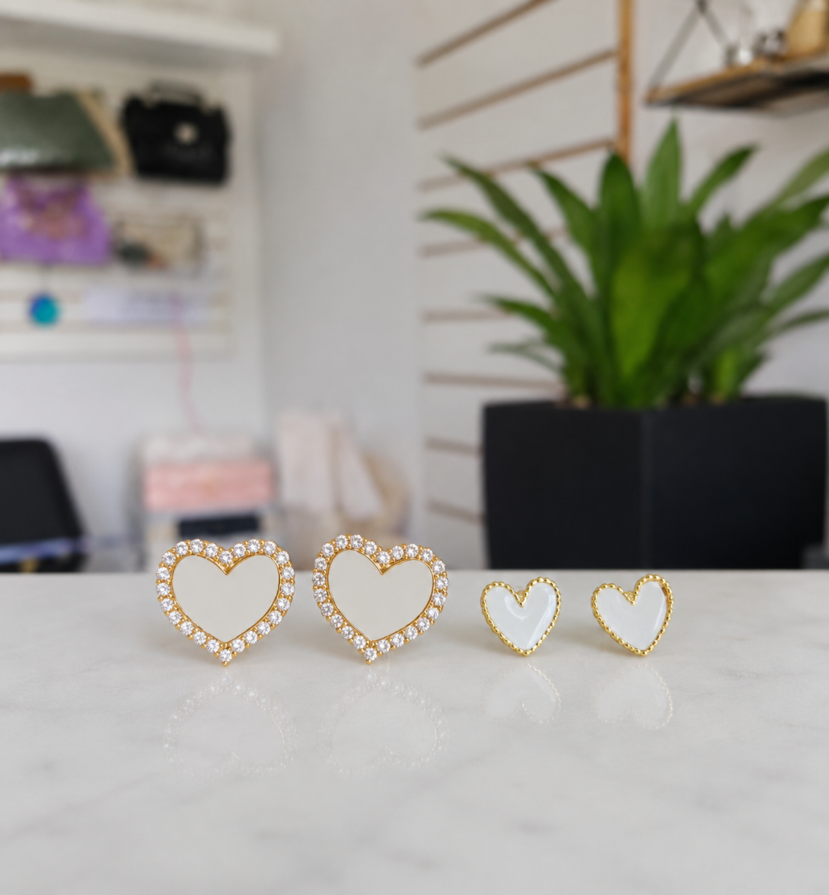 Topos Corazón Blanco