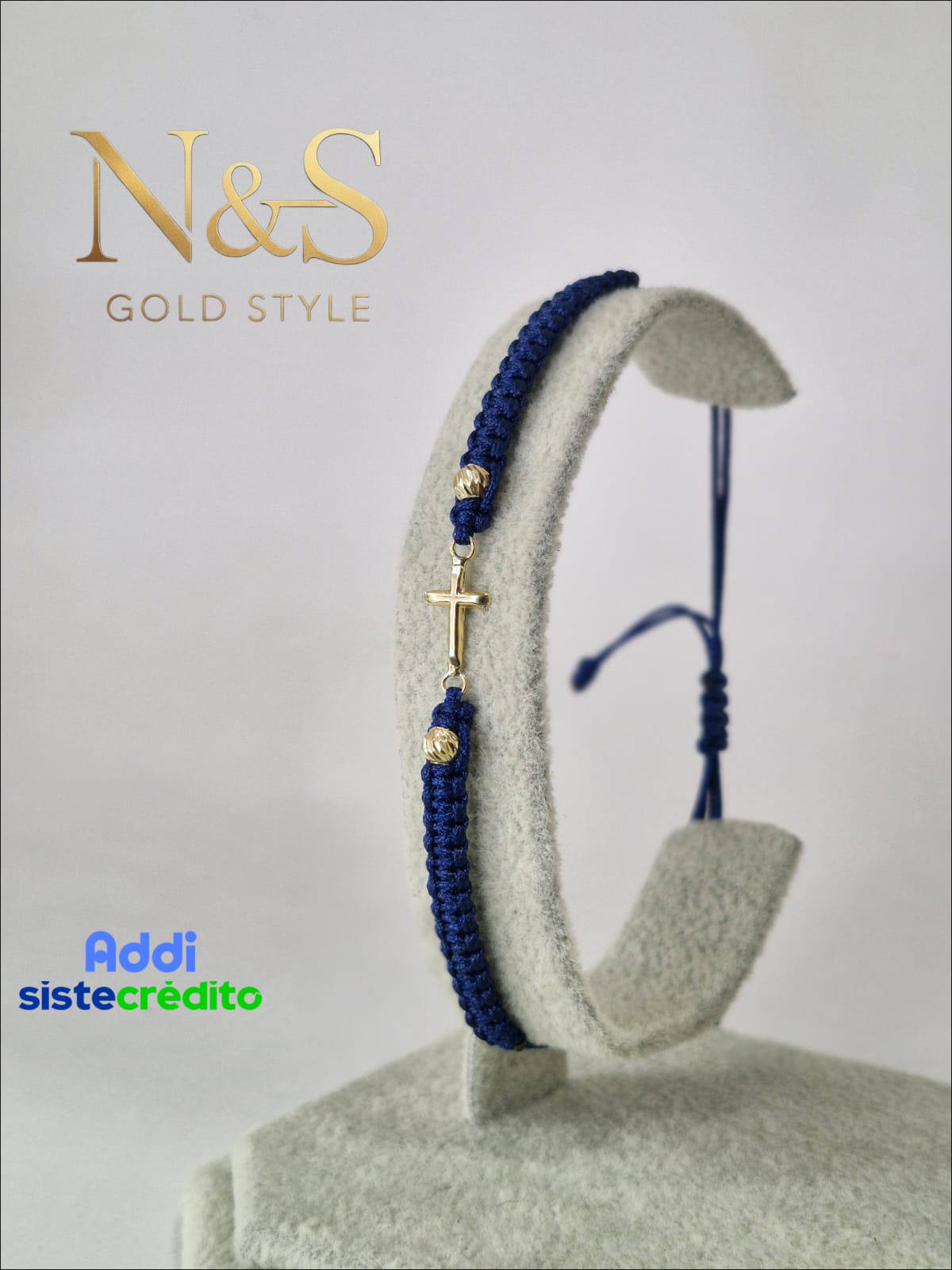 Pulsera Cruz Oro 18k #4