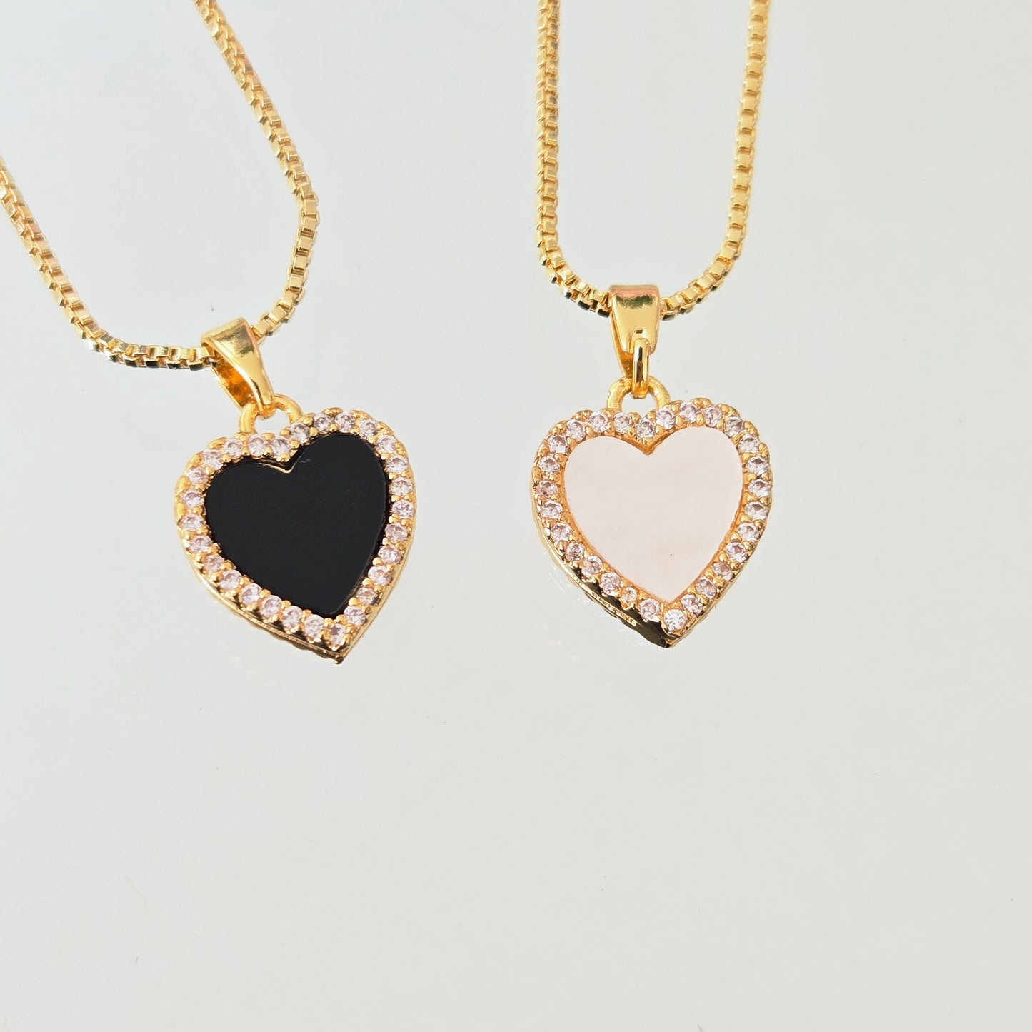 Cadena Doble Faz Corazón