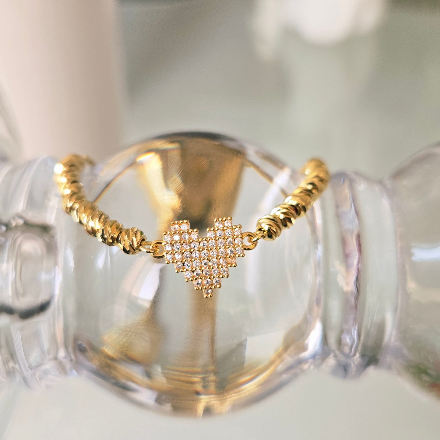 Pulsera Corazón Pixel