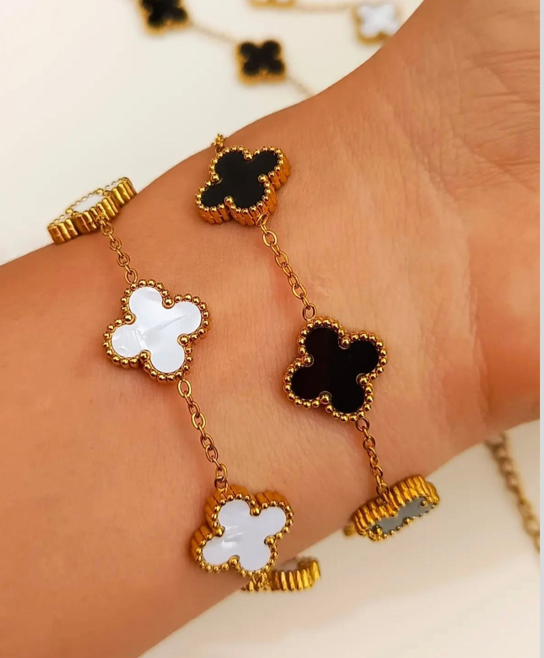 Pulsera Van Cleef Blanca