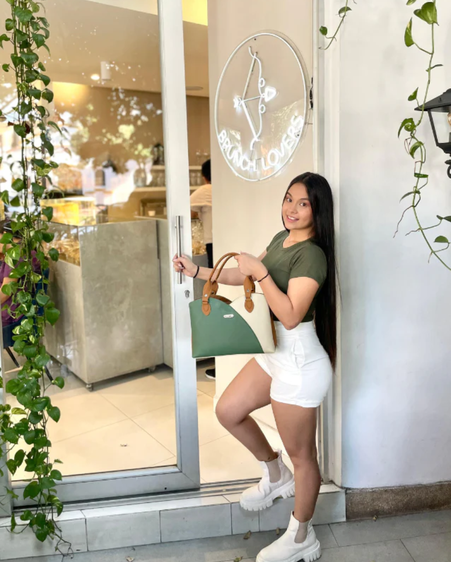 Bolso Eloise Tricolor Verde