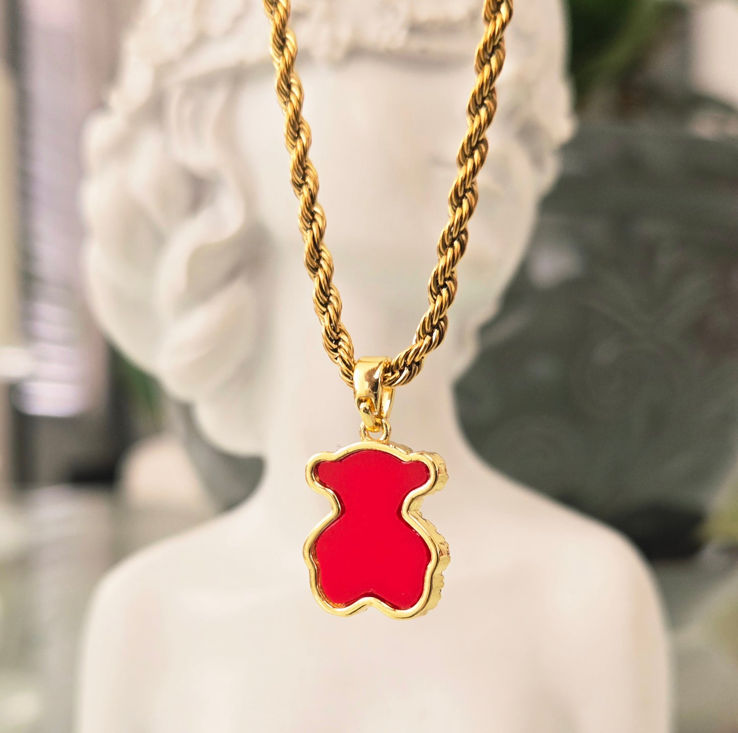 Collar Tous Lazzo Rojo