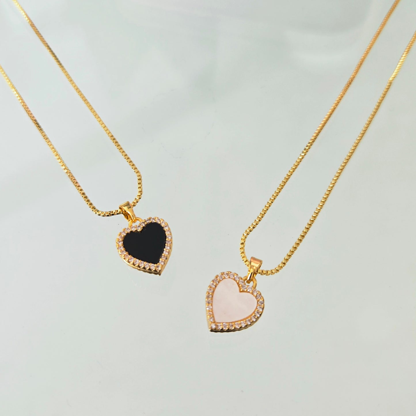 Cadena Doble Faz Corazón