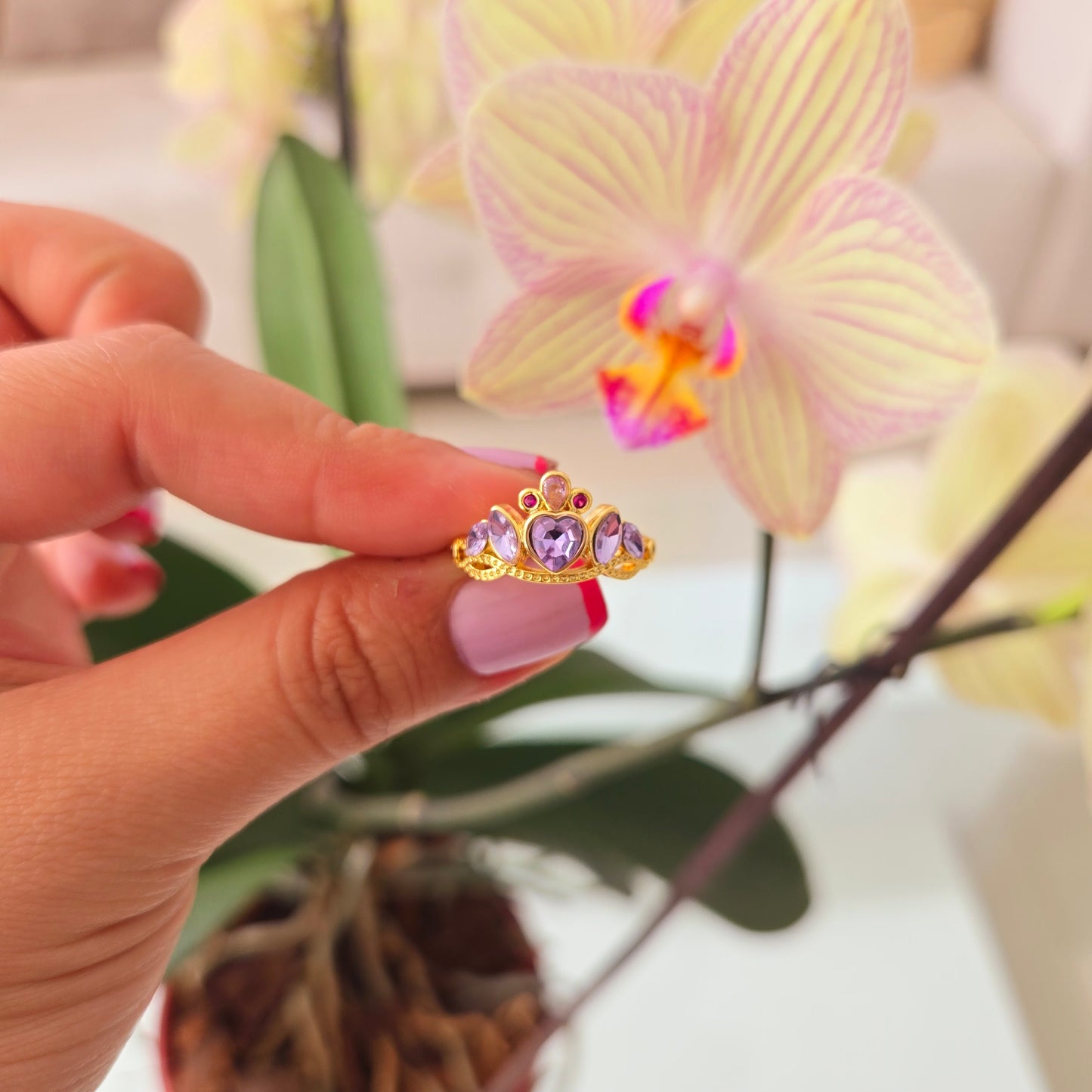Anillo Princesa Lila