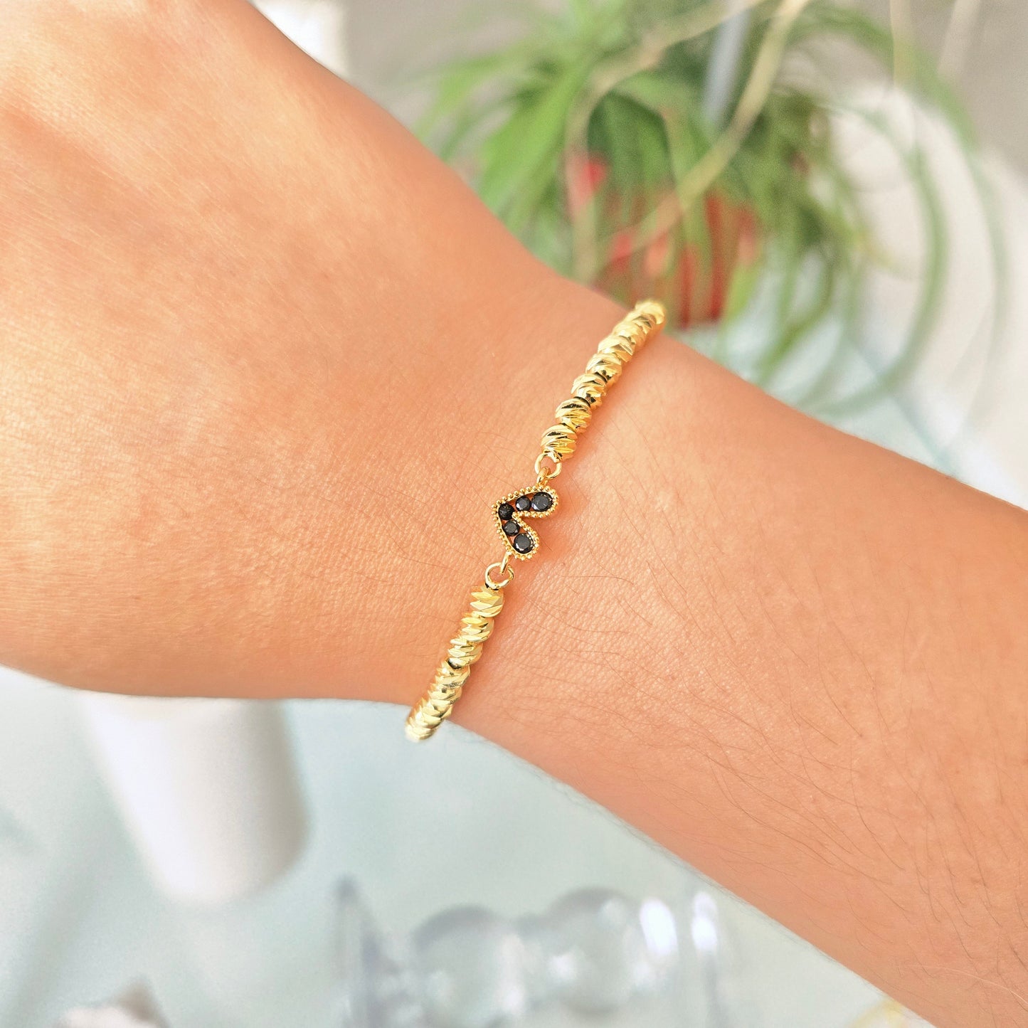 Pulsera Corazón Mini Negro