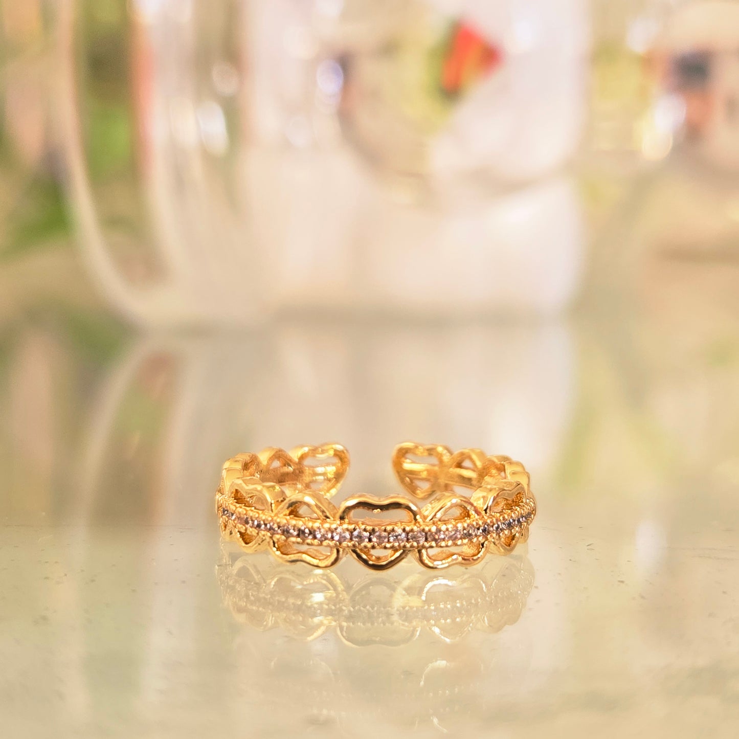 Anillo Corazones