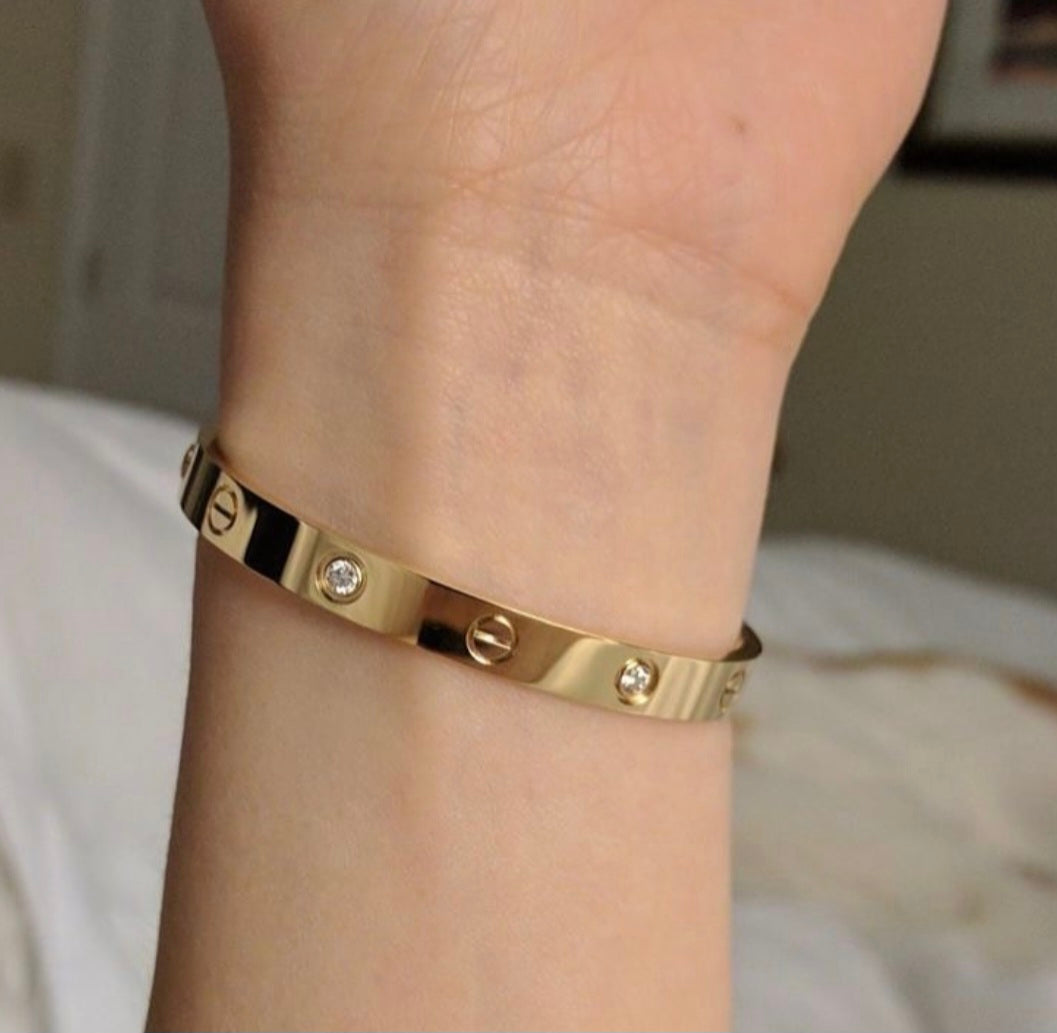 Brazalete Cartier En Acero