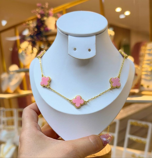Cadena Van Cleef Rosa