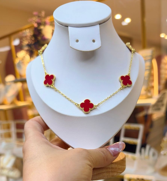 Cadena Van Cleef Rojo