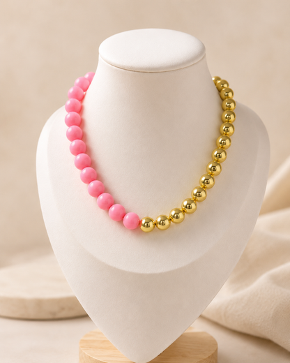 Collar Ábaco Chicle Rosa