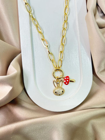 Collar Conejo Honguito