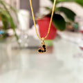 Cadena Corazón Mini Negro