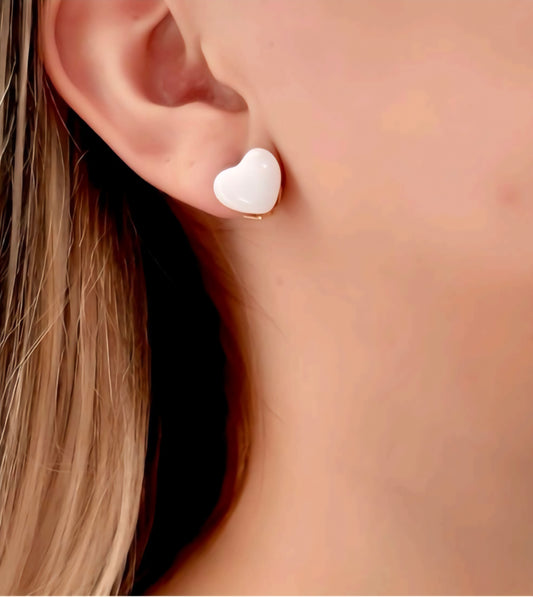 Candongas Corazón Blanco