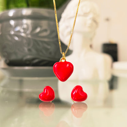 Juego Corazón Rojo