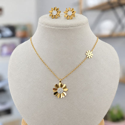 Set Girasol En Acero