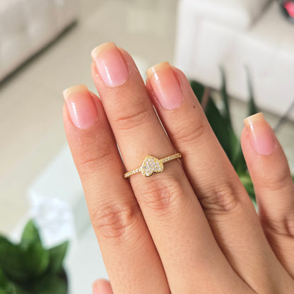 Anillo Promesa Corazón
