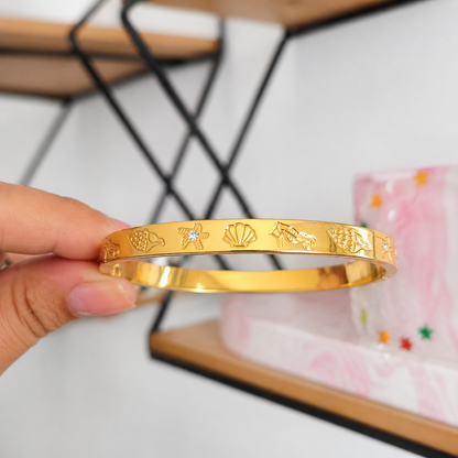 Brazalete Mar En Acero Inoxidable
