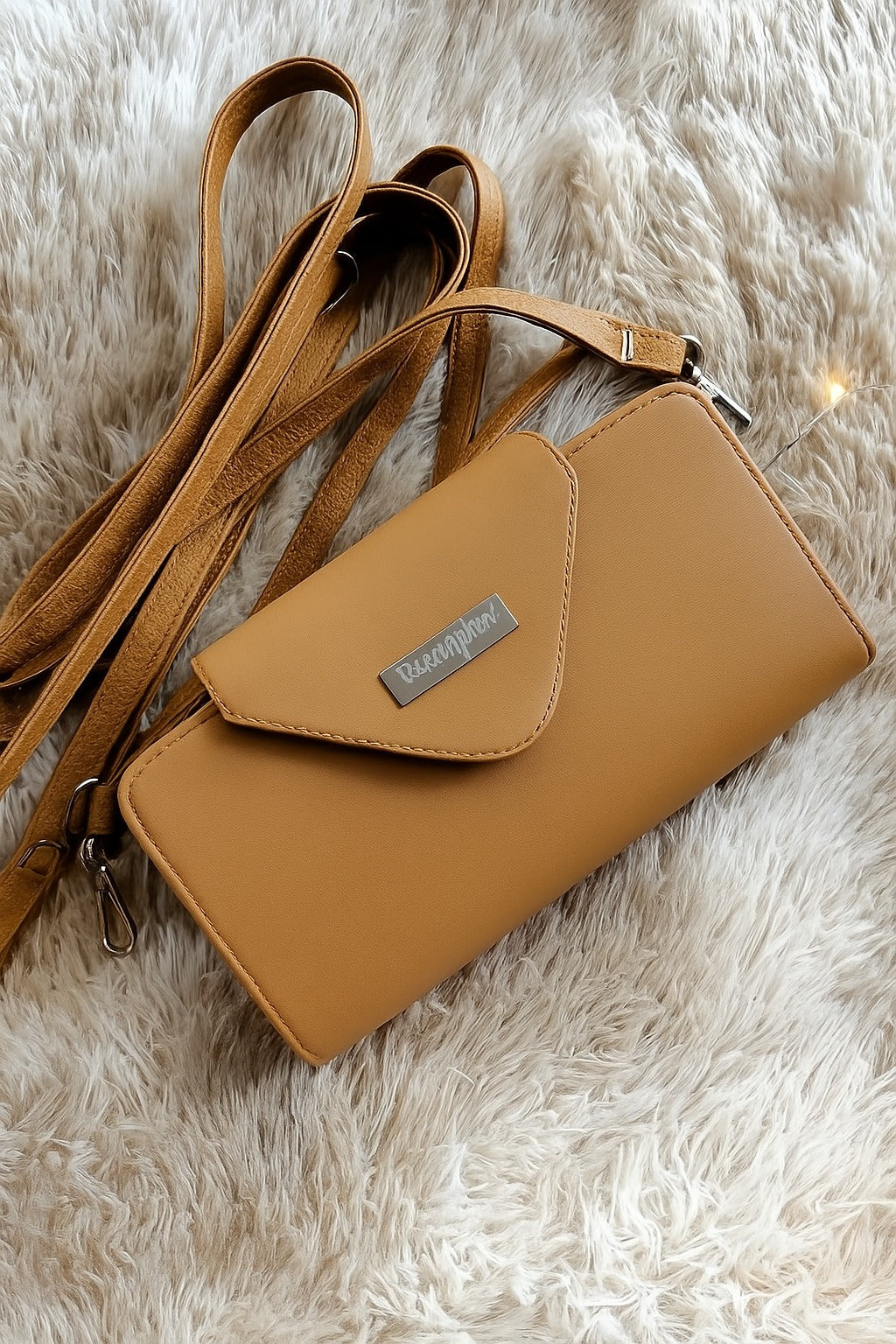 Billetera Doble Uso Miel