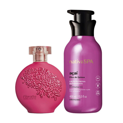 Kit Perfume Floratta y Crema Hidratante Acąi