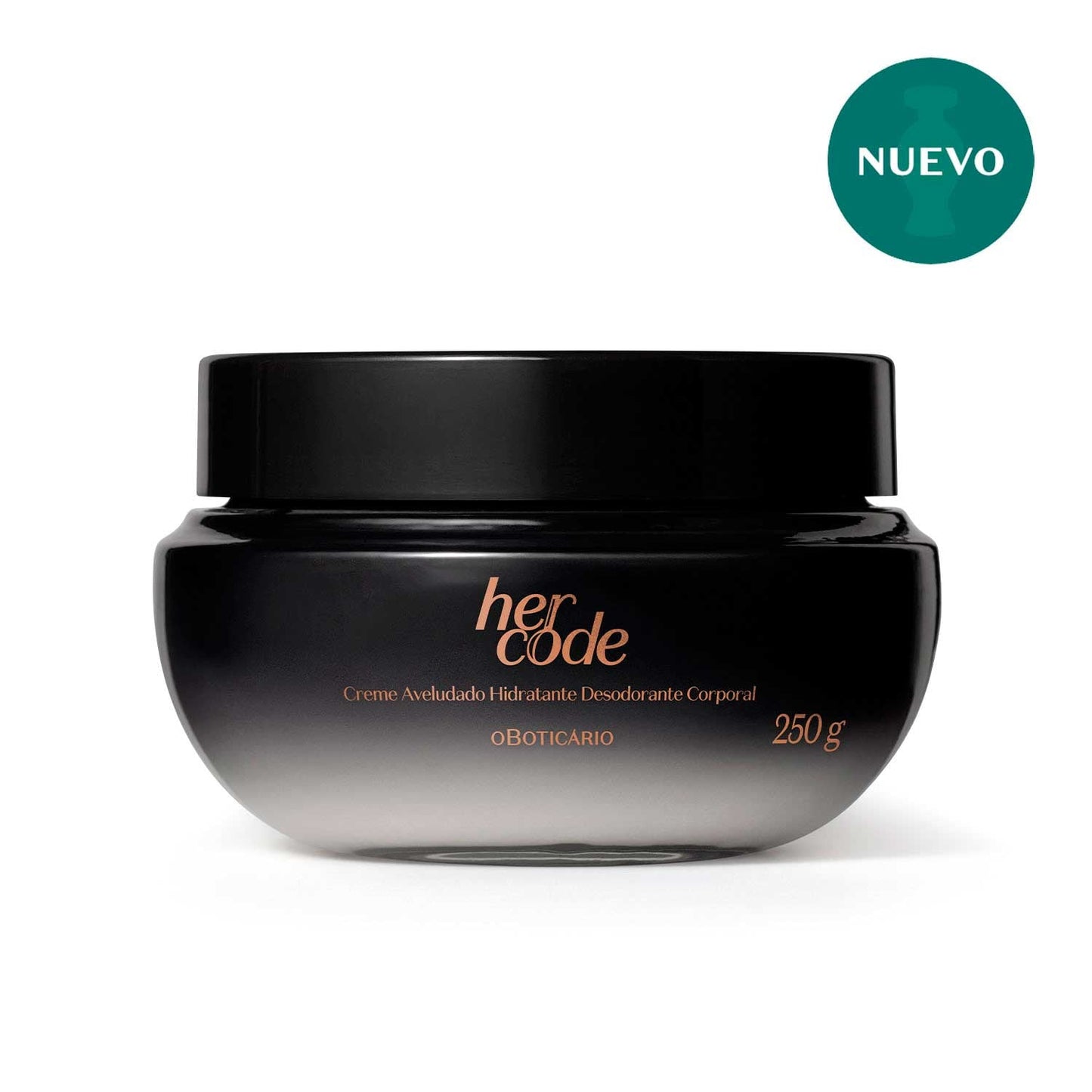 Crema Corporal hidratante aterciopeleada Her Code 250g