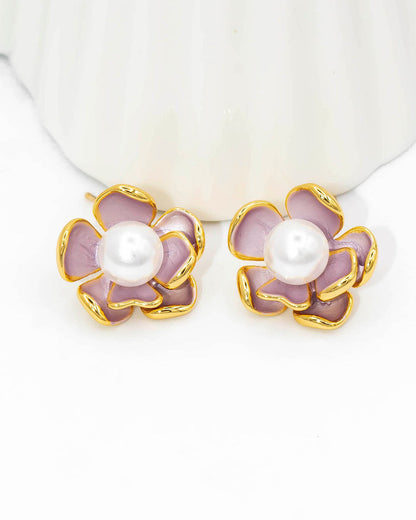 Topos Florecita Perla Lila