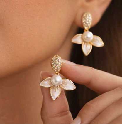 Topos Flor Perla Nacar