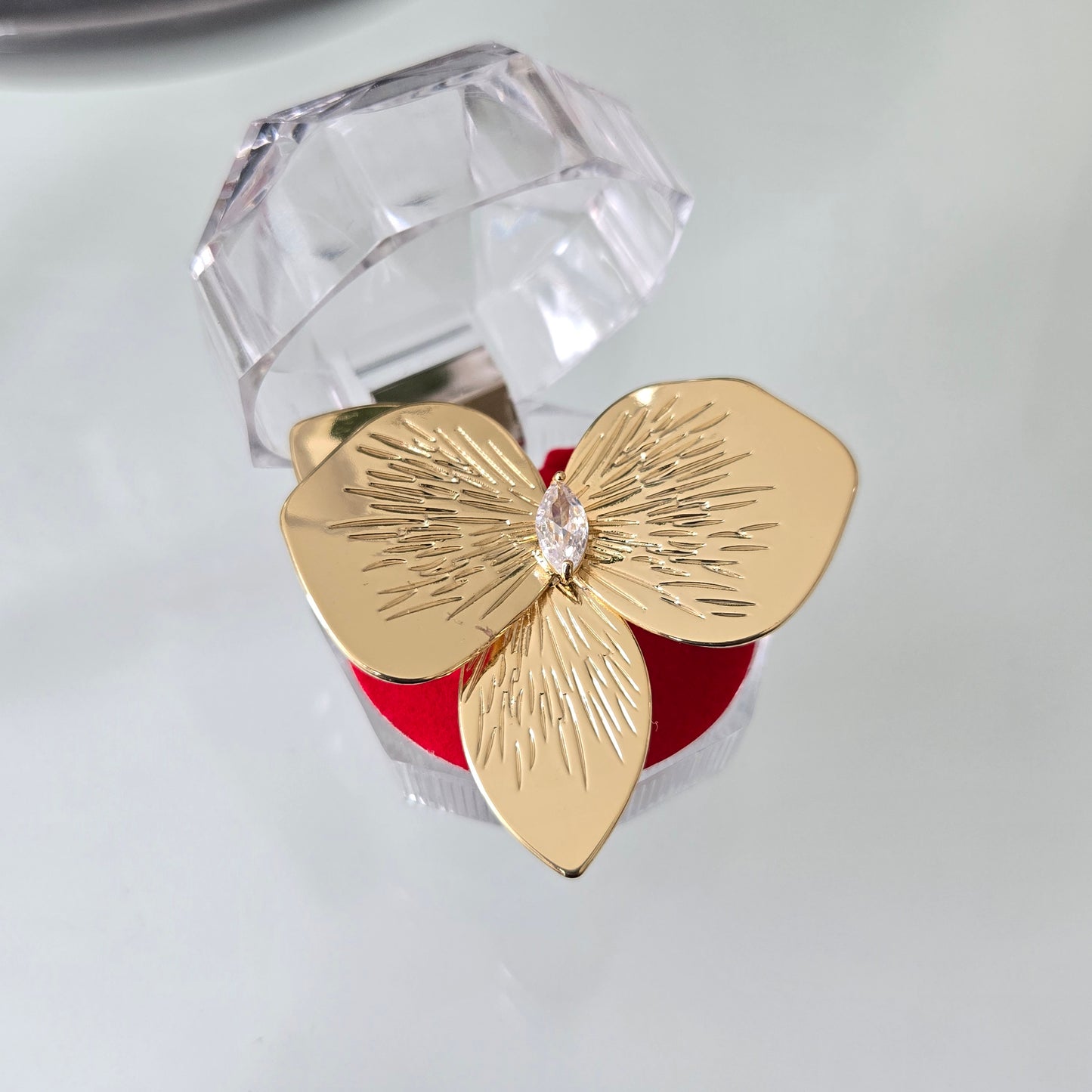 Anillo Maxi Flor Ajustable