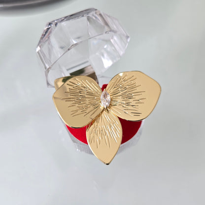 Anillo Maxi Flor Ajustable