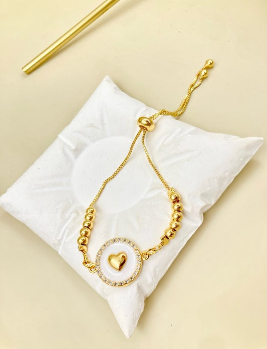 Pulsera Corazón Nacar